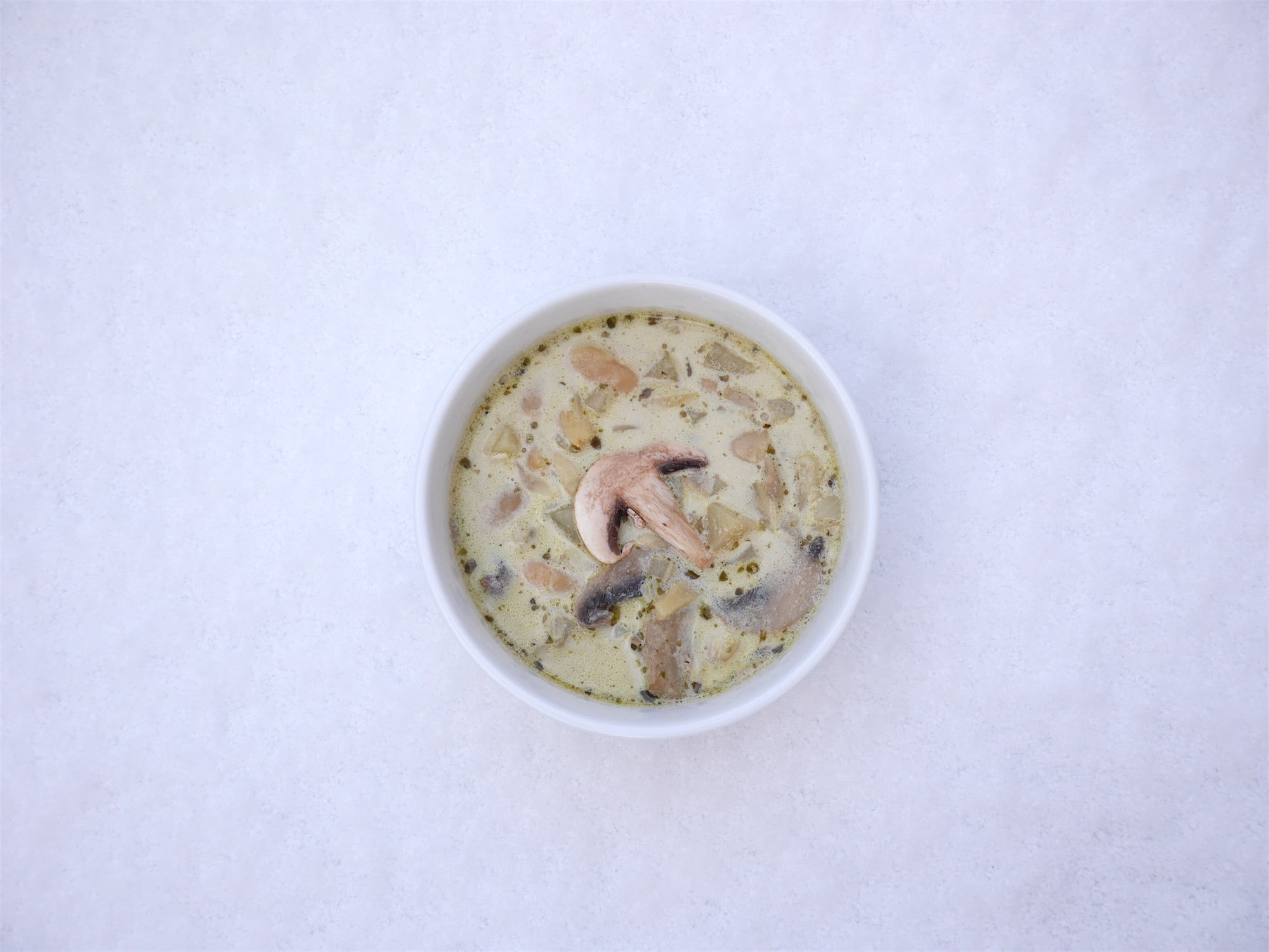 Weisse Bohnen Champignon Suppe, Eintopf, ©montagssuppe