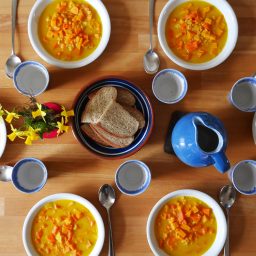 Kochen nach Farbe: Suppe in orange