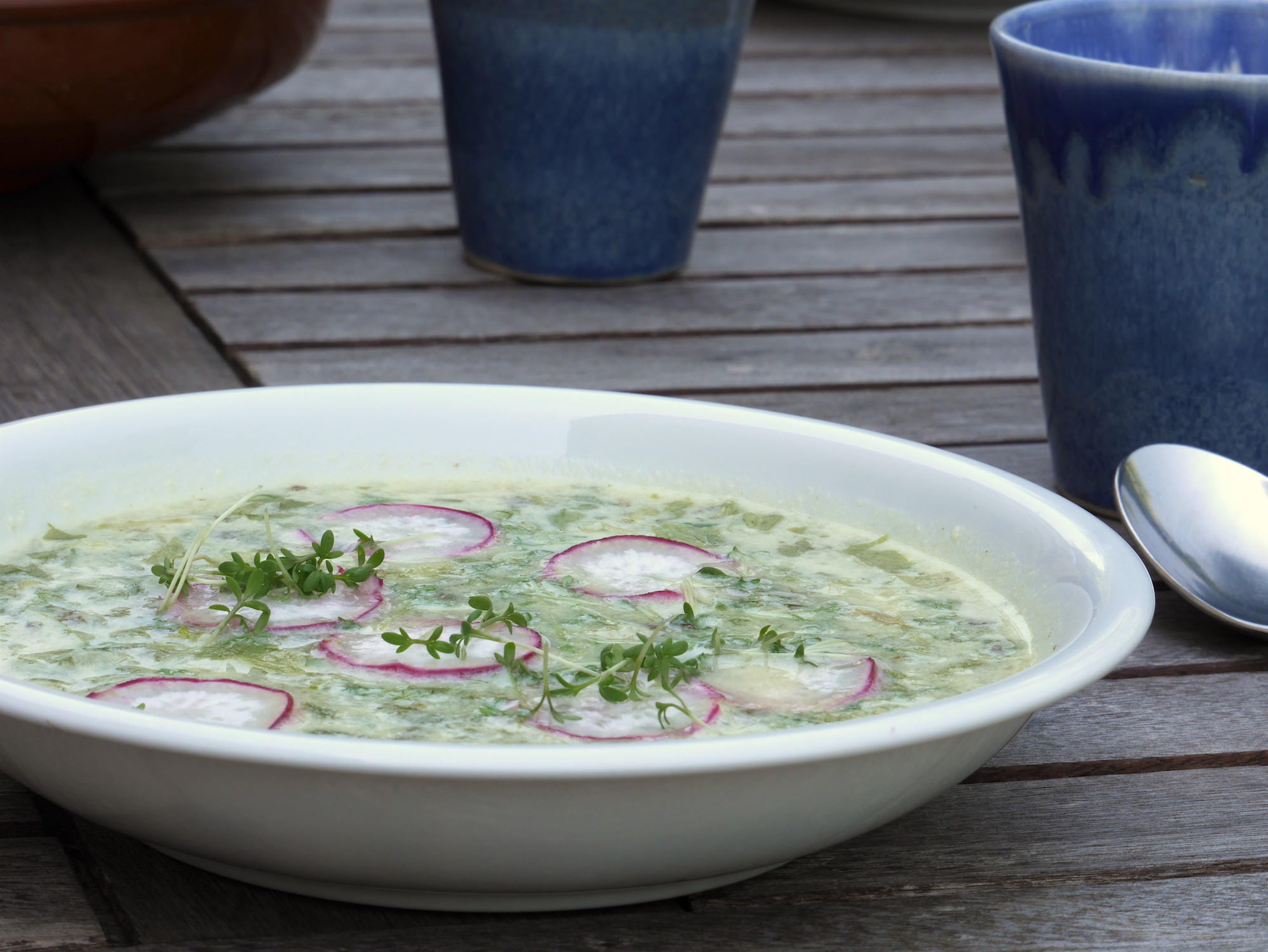 Suppe mit Salat ©montagssuppe